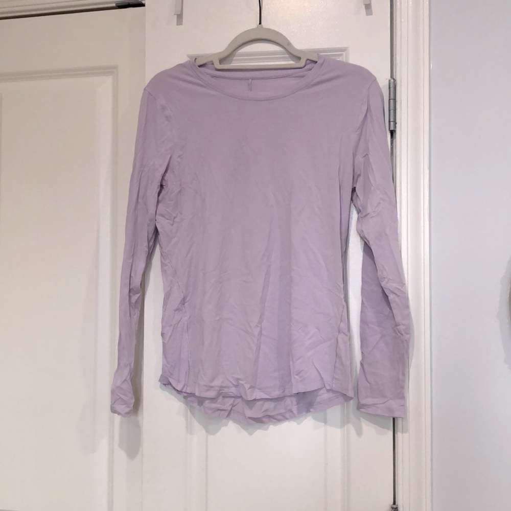 Lululemon lilac purple long sleeve t-shirt